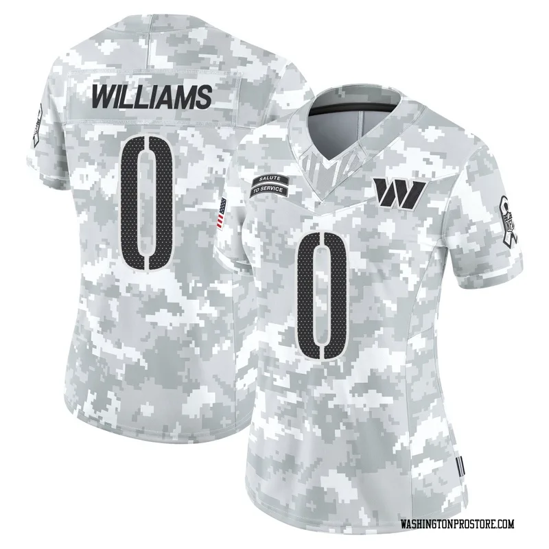 Arctic Camo Women's Antonio Williams Washington Commanders Limited 2024 Salute to Service Jersey