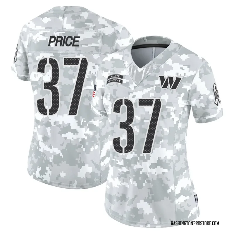 Arctic Camo Women's Bobby Price Washington Commanders Limited 2024 Salute to Service Jersey