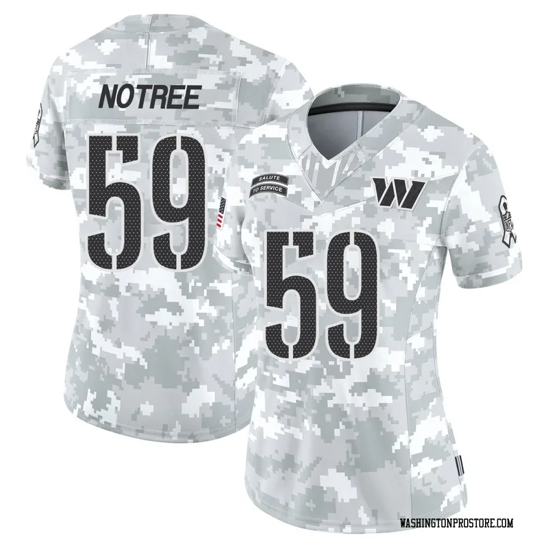 Arctic Camo Women's Bryce Notree Washington Commanders Limited 2024 Salute to Service Jersey