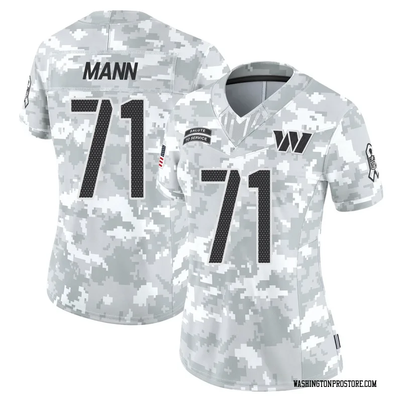 Arctic Camo Women's Charles Mann Washington Commanders Limited 2024 Salute to Service Jersey