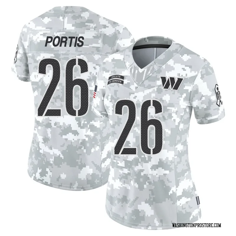 Arctic Camo Women's Clinton Portis Washington Commanders Limited 2024 Salute to Service Jersey
