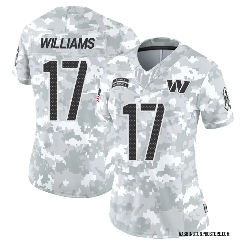 Arctic Camo Women's Doug Williams Washington Commanders Limited 2024 Salute to Service Jersey