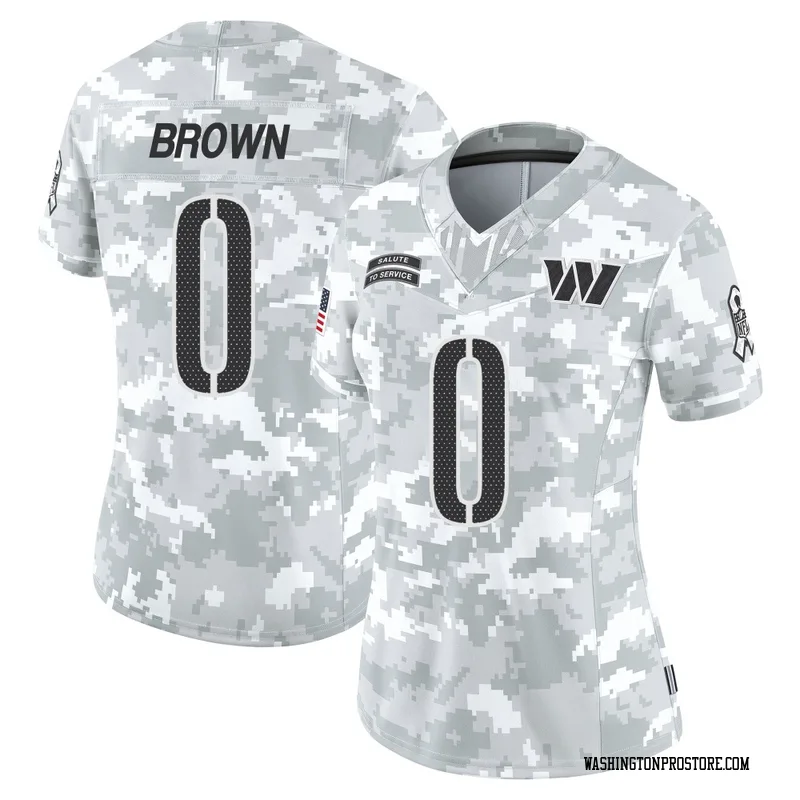 Arctic Camo Women's Dyami Brown Washington Commanders Limited 2024 Salute to Service Jersey