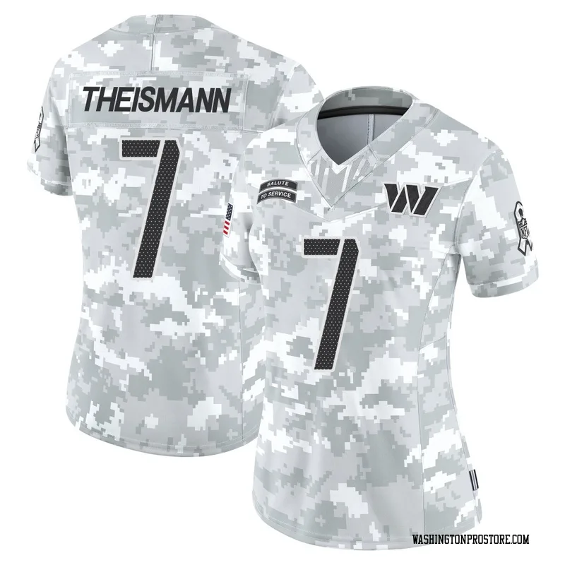 Arctic Camo Women's Joe Theismann Washington Commanders Limited 2024 Salute to Service Jersey