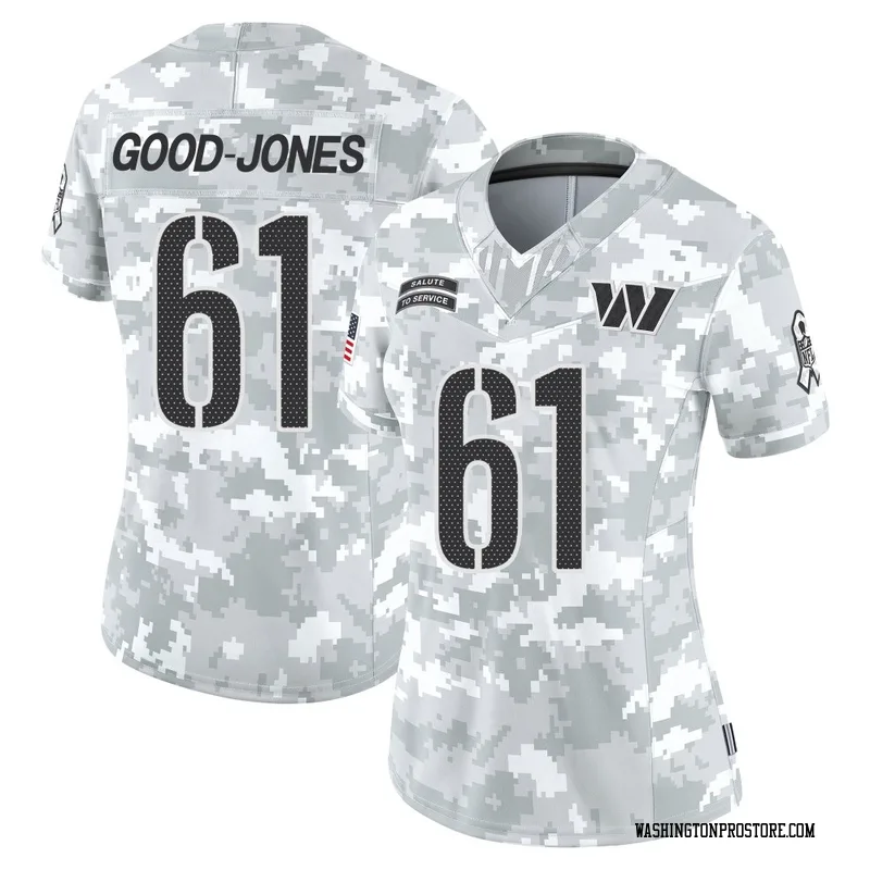 Arctic Camo Women's Julian Good-Jones Washington Commanders Limited 2024 Salute to Service Jersey