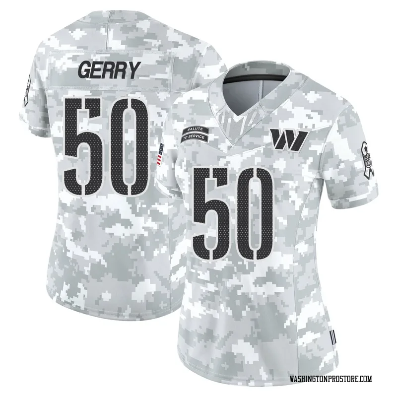 Arctic Camo Women's Nate Gerry Washington Commanders Limited 2024 Salute to Service Jersey