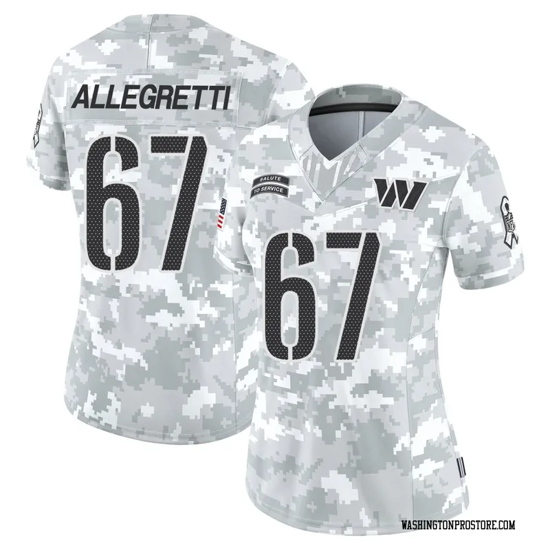 Arctic Camo Women's Nick Allegretti Washington Commanders Limited 2024 Salute to Service Jersey