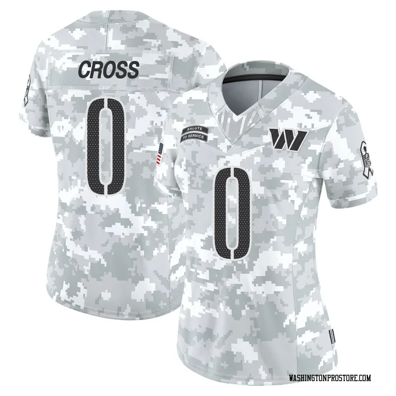 Arctic Camo Women's Nick Cross Washington Commanders Limited 2024 Salute to Service Jersey