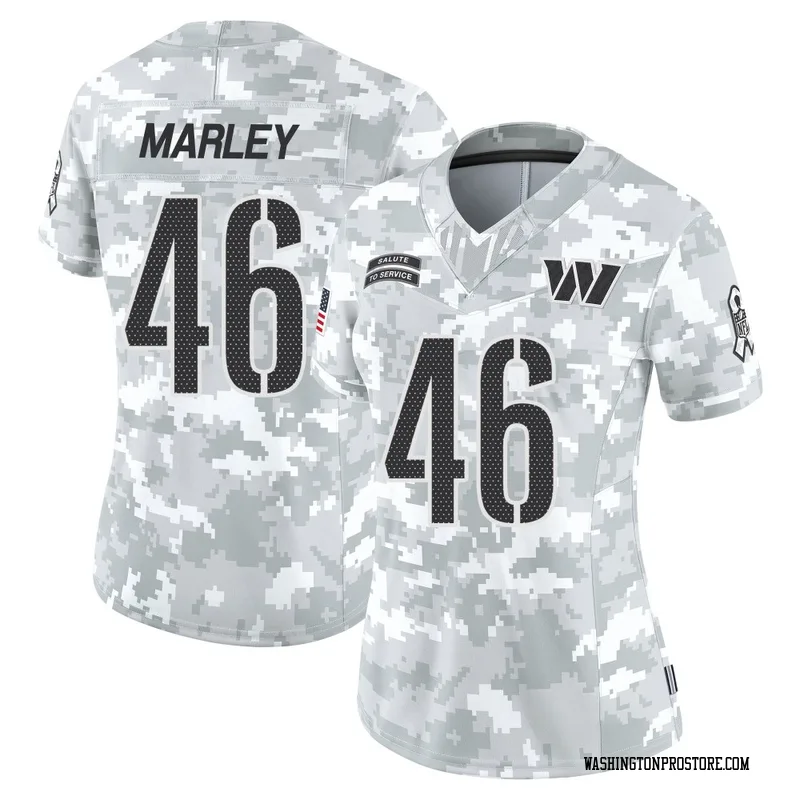 Arctic Camo Women's Nico Marley Washington Commanders Limited 2024 Salute to Service Jersey