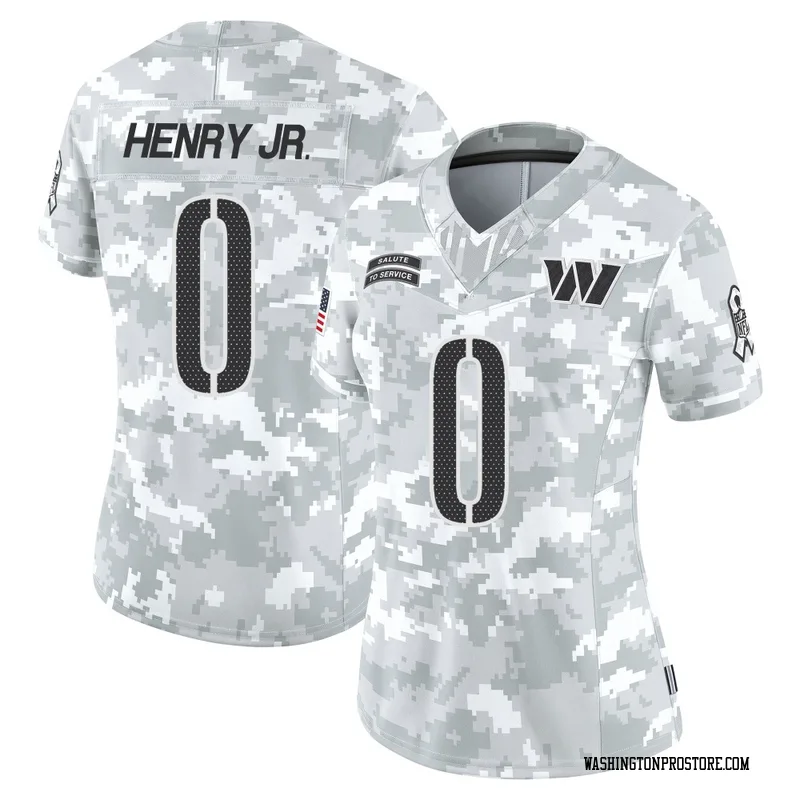 Arctic Camo Women's Robert Henry Jr. Washington Commanders Limited 2024 Salute to Service Jersey