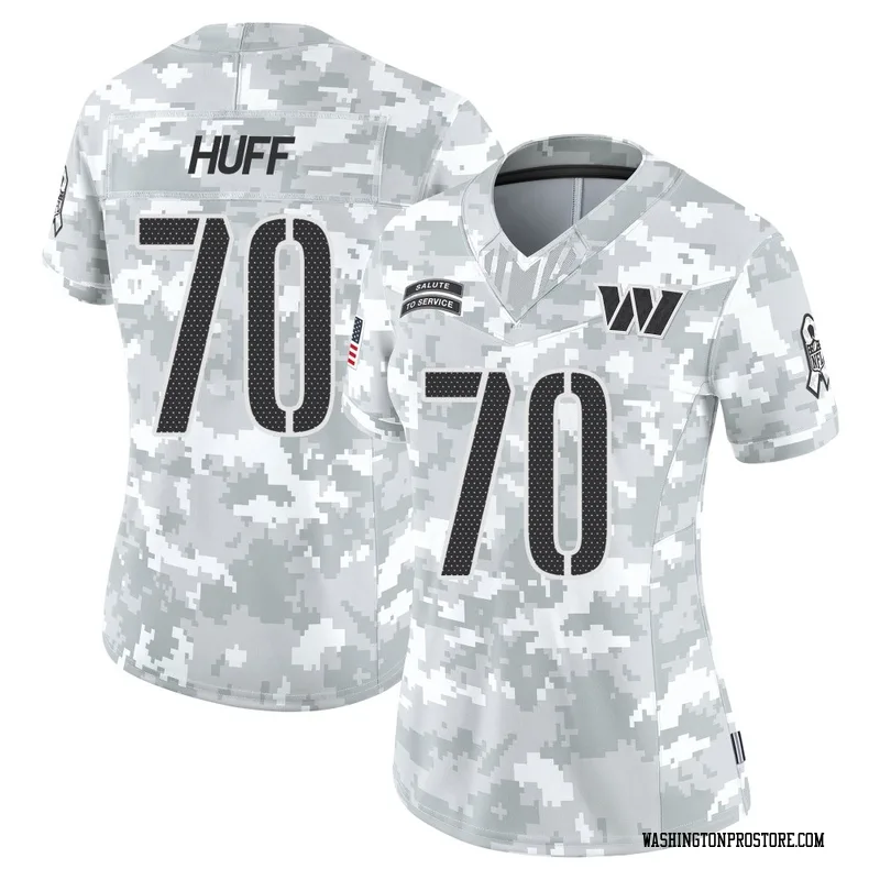 Arctic Camo Women's Sam Huff Washington Commanders Limited 2024 Salute to Service Jersey