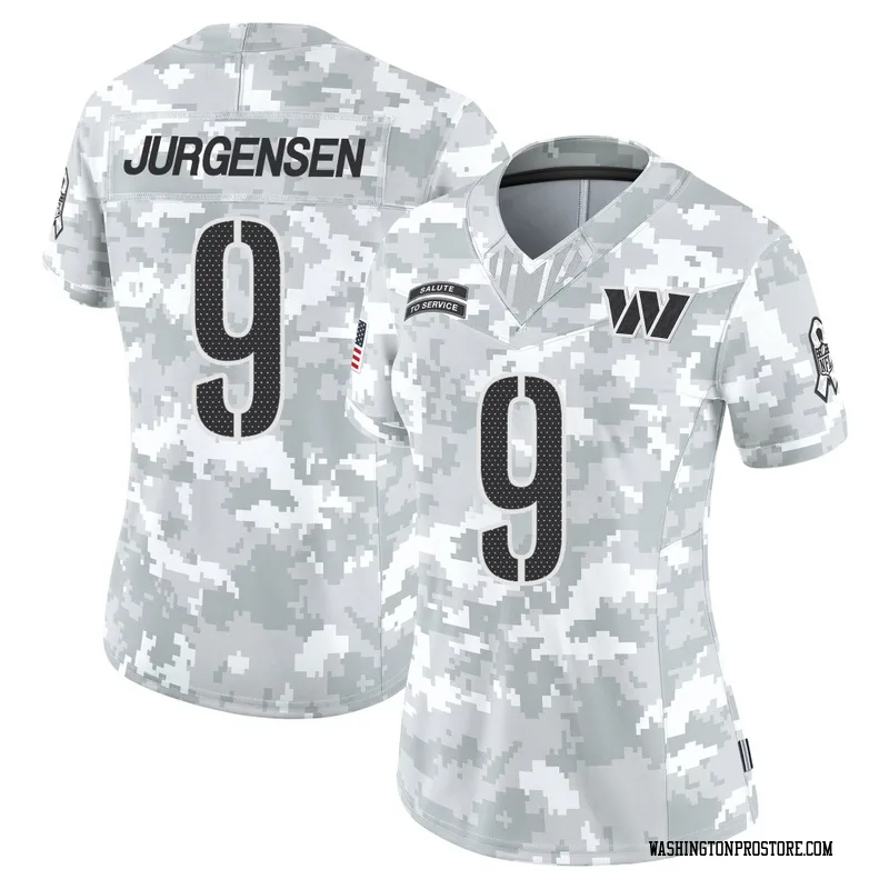 Arctic Camo Women's Sonny Jurgensen Washington Commanders Limited 2024 Salute to Service Jersey