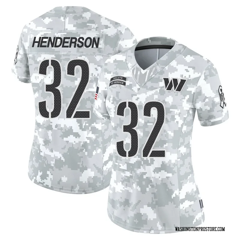 Arctic Camo Women's Xavier Henderson Washington Commanders Limited 2024 Salute to Service Jersey