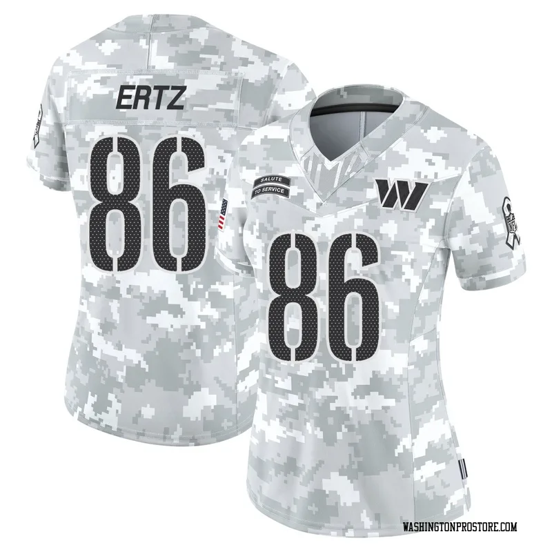Arctic Camo Women's Zach Ertz Washington Commanders Limited 2024 Salute to Service Jersey