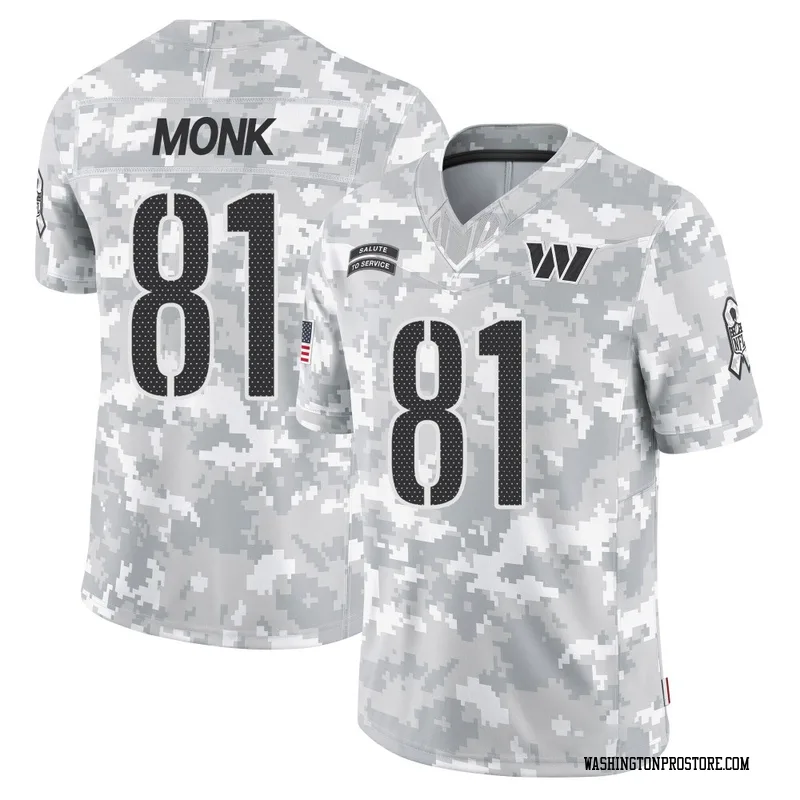 Arctic Camo Youth Art Monk Washington Commanders Limited 2024 Salute to Service Jersey