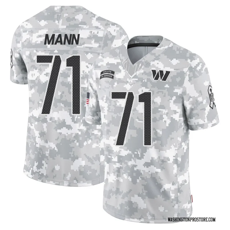 Arctic Camo Youth Charles Mann Washington Commanders Limited 2024 Salute to Service Jersey