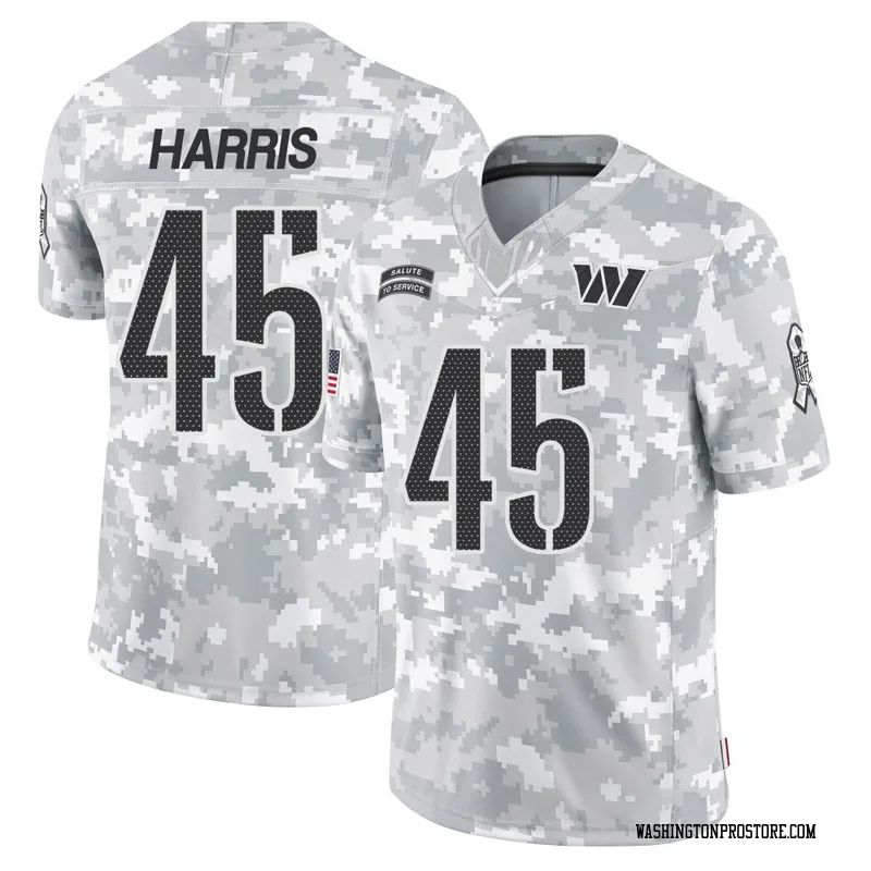 Arctic Camo Youth De'Jon Harris Washington Commanders Limited 2024 Salute to Service Jersey