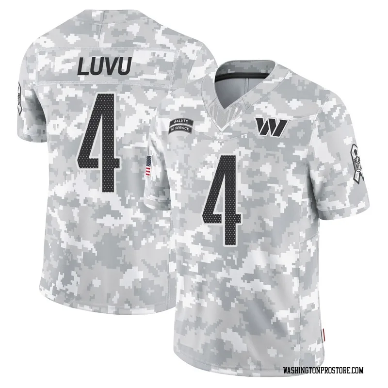 Arctic Camo Youth Frankie Luvu Washington Commanders Limited 2024 Salute to Service Jersey
