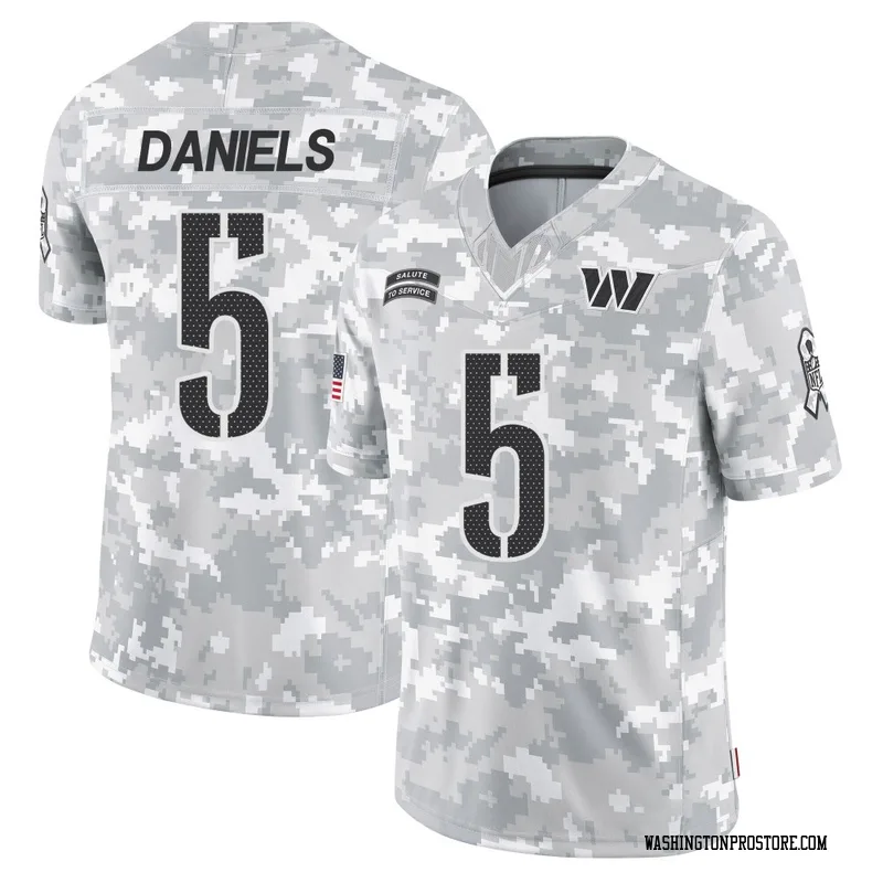 Arctic Camo Youth Jayden Daniels Washington Commanders Limited 2024 Salute to Service Jersey