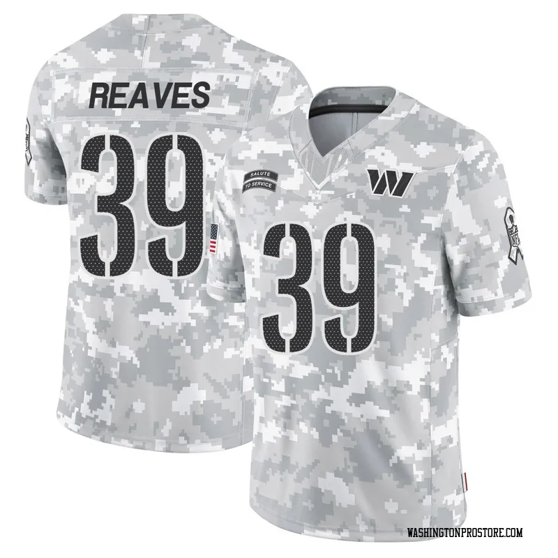 Arctic Camo Youth Jeremy Reaves Washington Commanders Limited 2024 Salute to Service Jersey