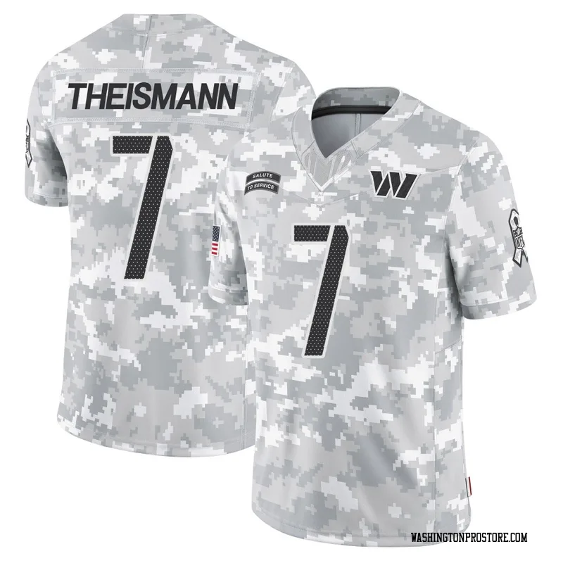 Arctic Camo Youth Joe Theismann Washington Commanders Limited 2024 Salute to Service Jersey