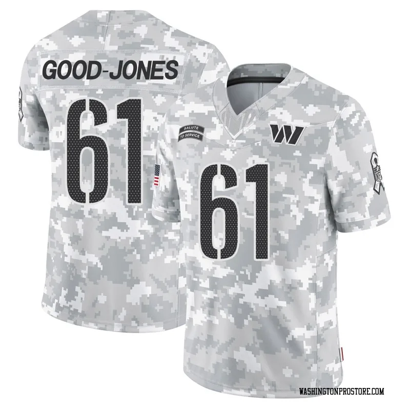 Arctic Camo Youth Julian Good-Jones Washington Commanders Limited 2024 Salute to Service Jersey