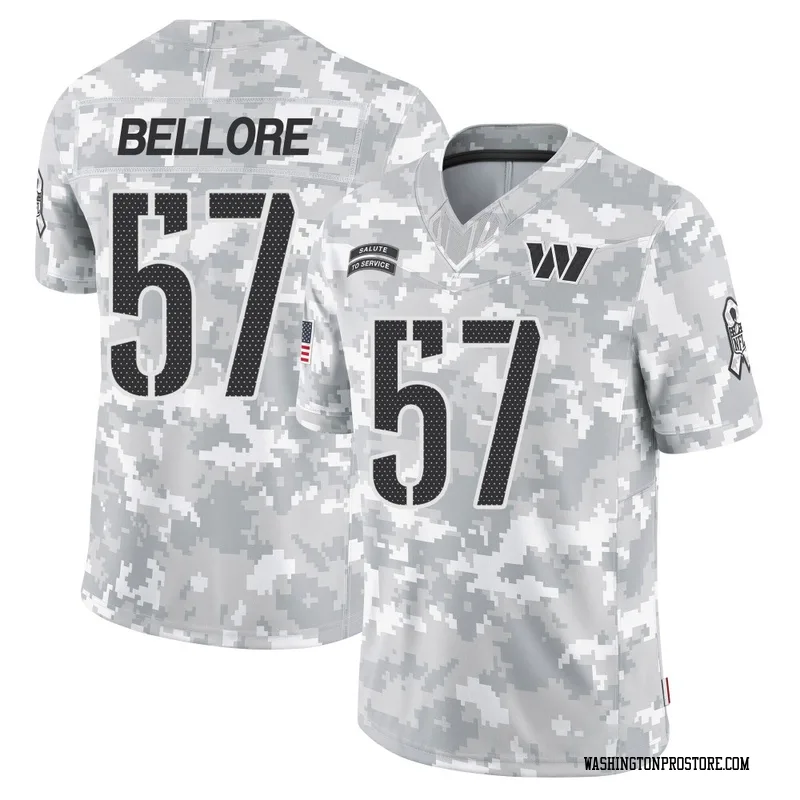 Arctic Camo Youth Nick Bellore Washington Commanders Limited 2024 Salute to Service Jersey