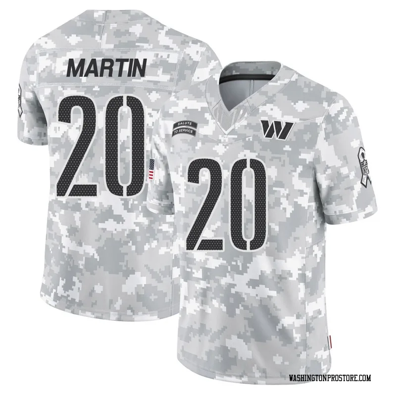 Arctic Camo Youth Quan Martin Washington Commanders Limited 2024 Salute to Service Jersey