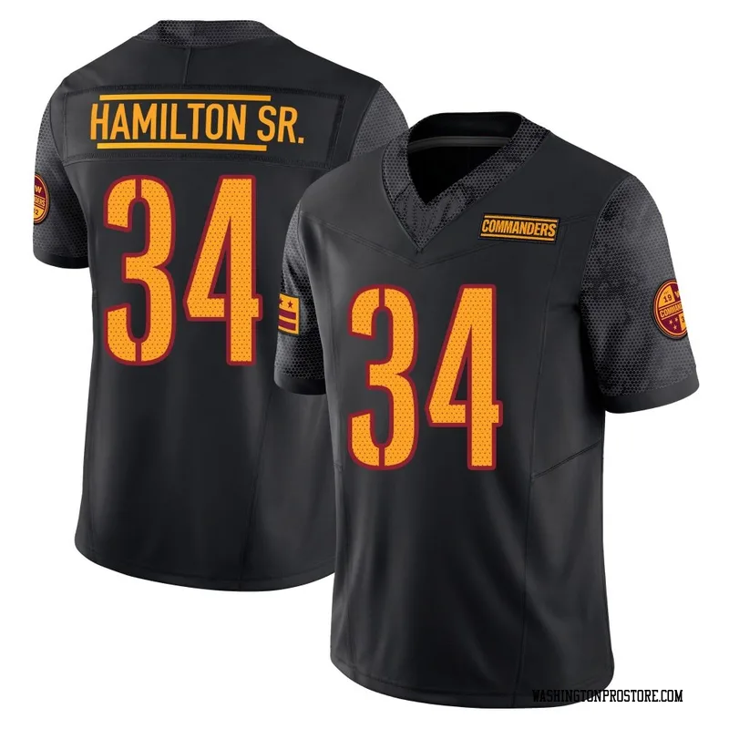 Black Men's Antonio Hamilton Sr. Washington Commanders Limited Vapor F.U.S.E. Jersey