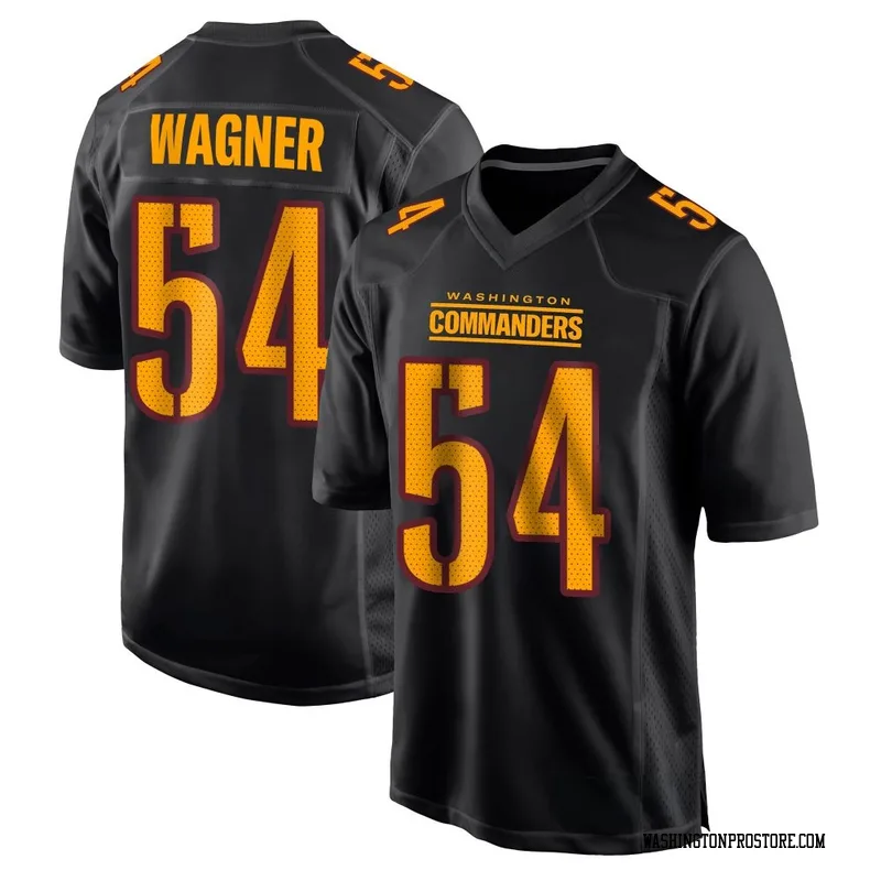 Black Men's Bobby Wagner Washington Commanders Game Carbon Fashion Jersey