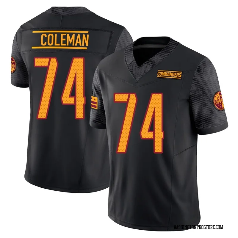 Black Men's Brandon Coleman Washington Commanders Limited Vapor F.U.S.E. Jersey