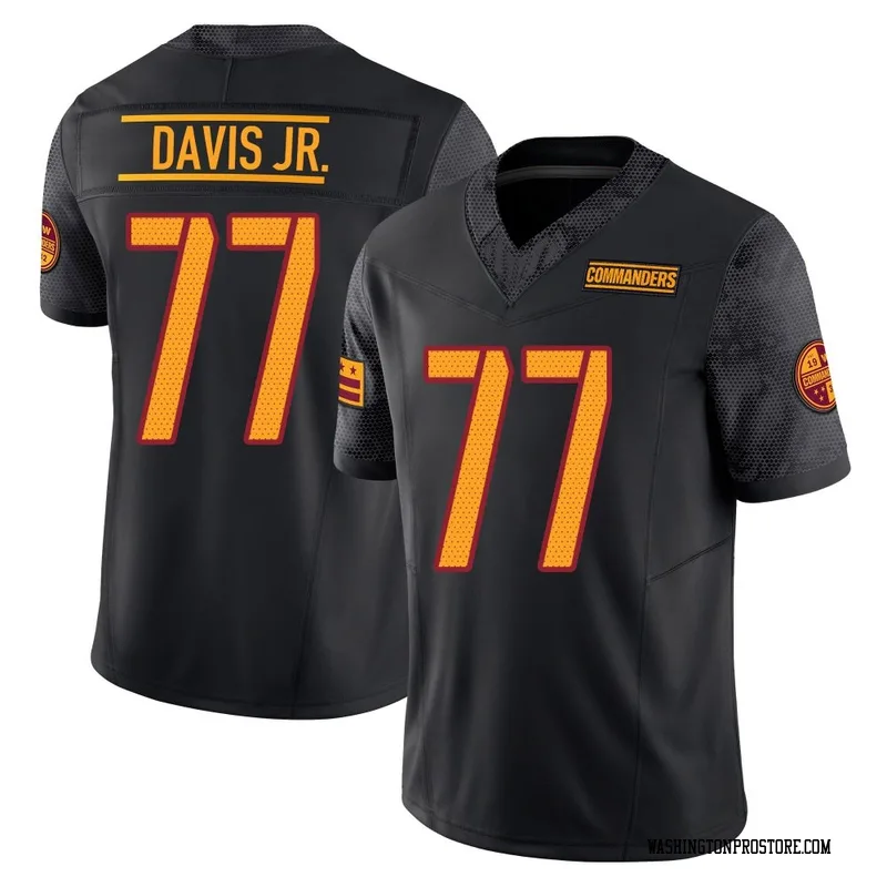 Black Men's Carl Davis Jr. Washington Commanders Limited Vapor F.U.S.E. Jersey
