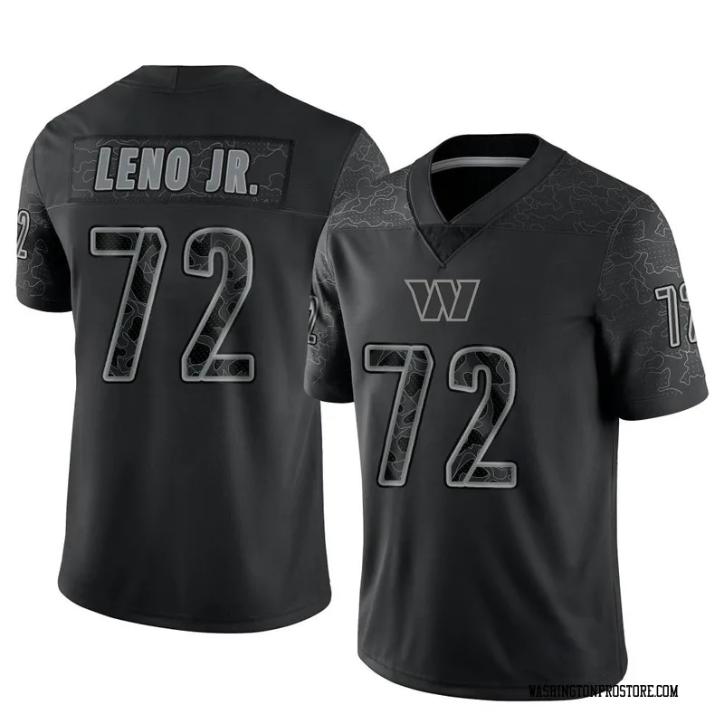 Black Men's Charles Leno Jr. Washington Commanders Limited Reflective Jersey