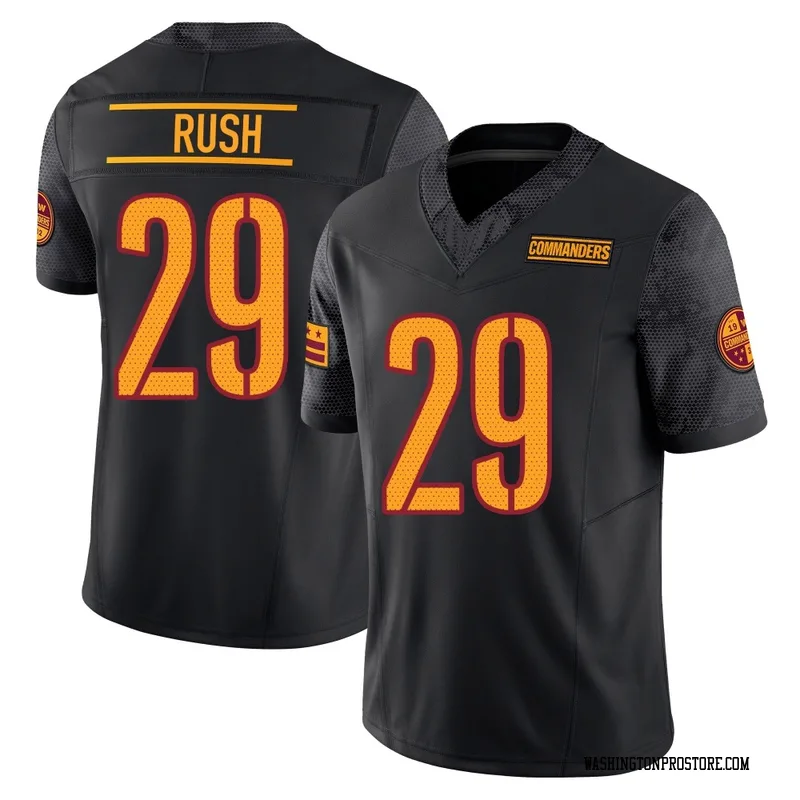 Black Men's Darius Rush Washington Commanders Limited Vapor F.U.S.E. Jersey