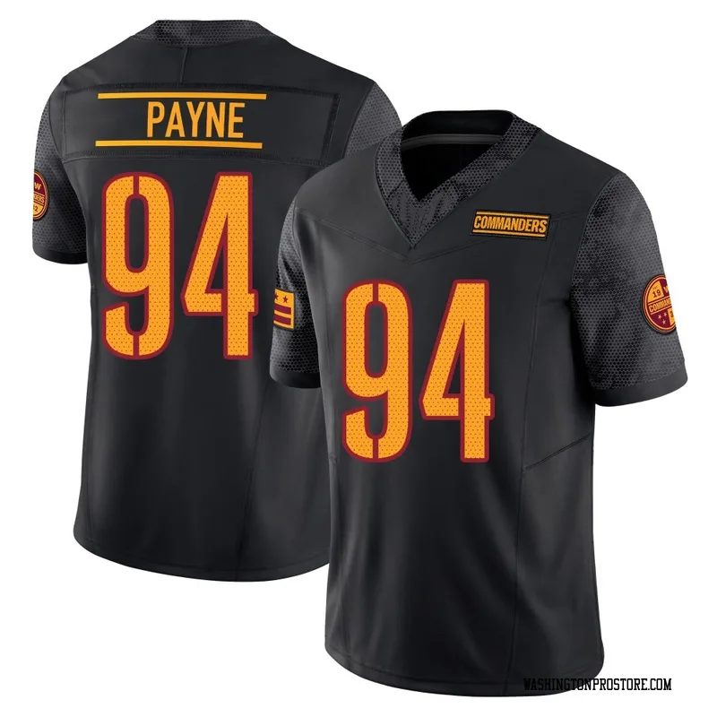 Black Men's Daron Payne Washington Commanders Limited Vapor F.U.S.E. Jersey
