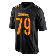 Black Men's Foster Sarell Washington Commanders Game Carbon Fashion Jersey