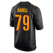 Black Men's Foster Sarell Washington Commanders Game Carbon Fashion Jersey