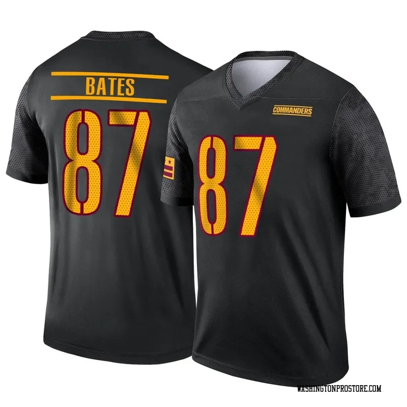 Black Men's John Bates Washington Commanders Legend Alternate Jersey