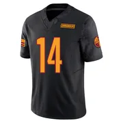 Black Men's Josh Johnson Washington Commanders Limited Vapor F.U.S.E. Jersey
