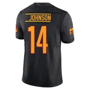 Black Men's Josh Johnson Washington Commanders Limited Vapor F.U.S.E. Jersey