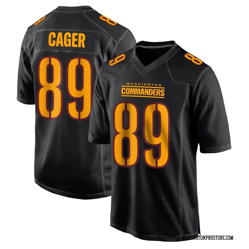 Black Men's Lawrence Cager Washington Commanders Game Carbon Fashion Jersey