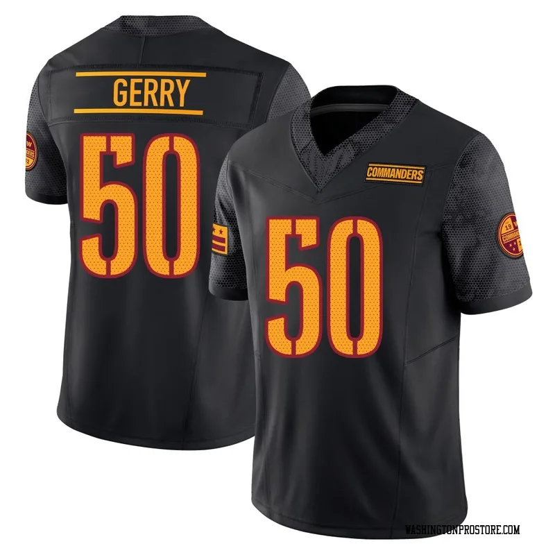 Black Men's Nate Gerry Washington Commanders Limited Vapor F.U.S.E. Jersey