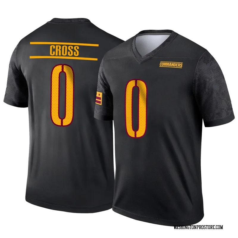 Black Men's Nick Cross Washington Commanders Legend Alternate Jersey