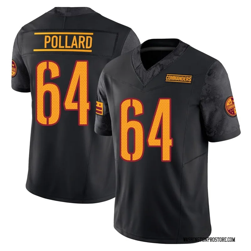 Black Men's Norell Pollard Washington Commanders Limited Vapor F.U.S.E. Jersey