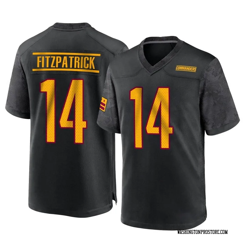 Black Men's Ryan Fitzpatrick Washington Commanders Game Alternate Jersey