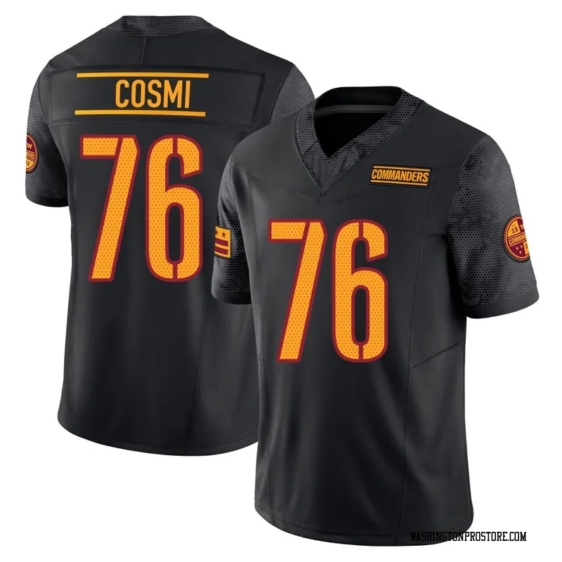 Black Men's Sam Cosmi Washington Commanders Limited Vapor F.U.S.E. Jersey