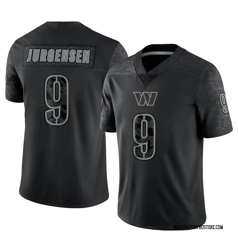 Black Men's Sonny Jurgensen Washington Commanders Limited Reflective Jersey