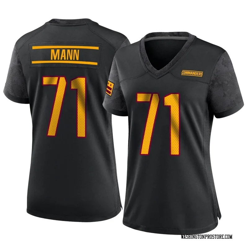 Black Women's Charles Mann Washington Commanders Game Alternate Jersey