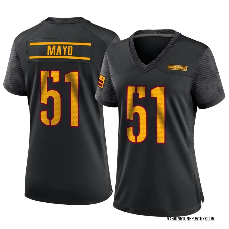 Black Women's David Mayo Washington Commanders Game Alternate Jersey