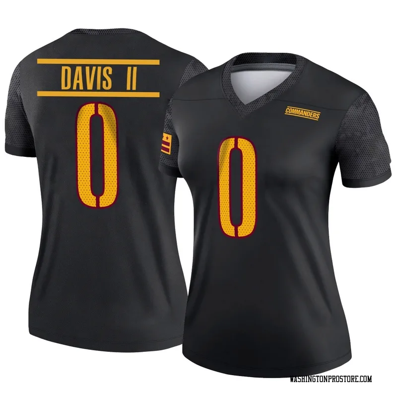 Black Women's Fred Davis II Washington Commanders Legend Alternate Jersey